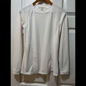 Marine Long Sleeve White Shirt